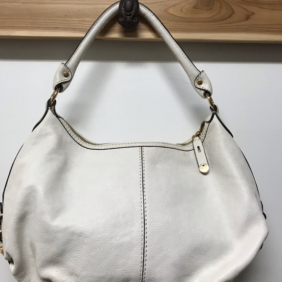 Vintage Antonio Melani White Leather Bag - Picture 2 of 8